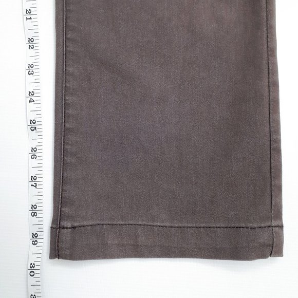 POINT ZERO Vintage Boot Cut Jeans in Chocolate Brown Ombré Fade - Picture 8 of 16